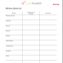 Medical Quick List