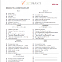 Weekly Cleaning Checklist