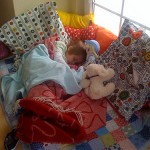 sick child preparing for sickness