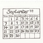 September calendar September calendar