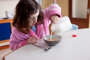 Girl Helping Out
