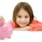 girl saving money