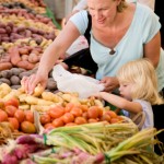 at the farmer's market at the farmer's market