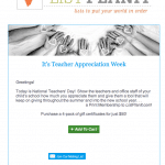 A special offer for teacher appreciation A special offer for teacher appreciation